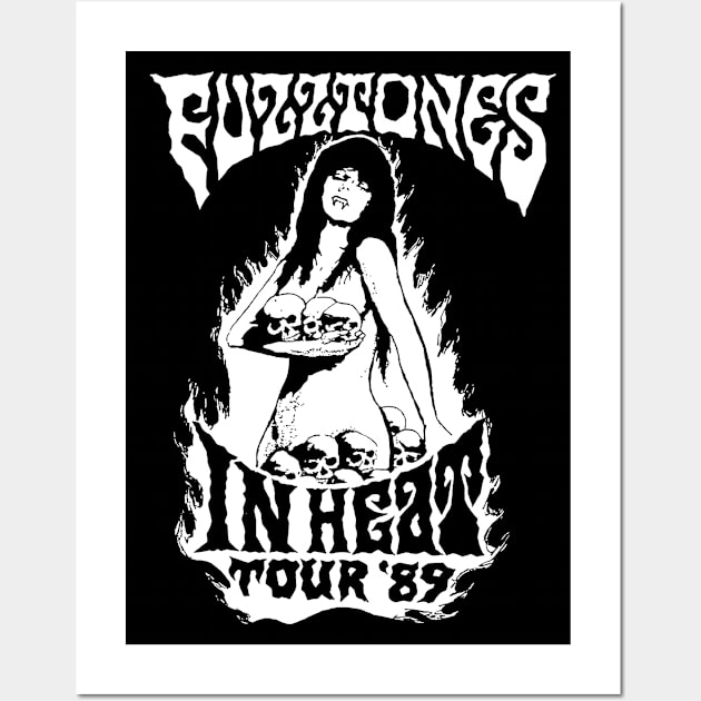 Fuzztones - In heat, tour 89 Wall Art by CosmicAngerDesign